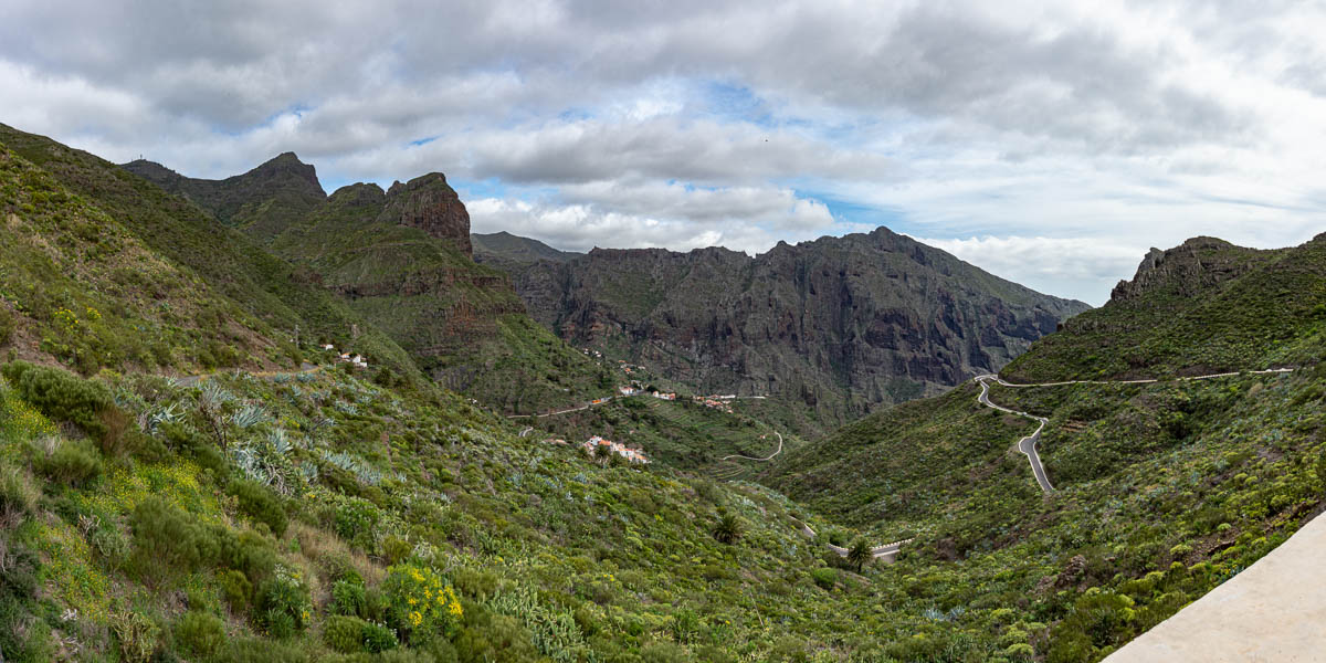 Teno : Cruz de Hilda, vue vers Masca