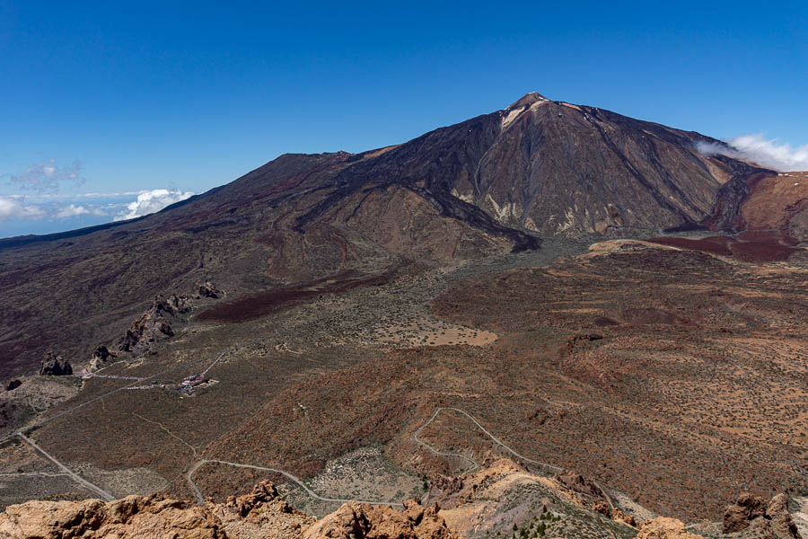 Teide, 3718 m, et parador