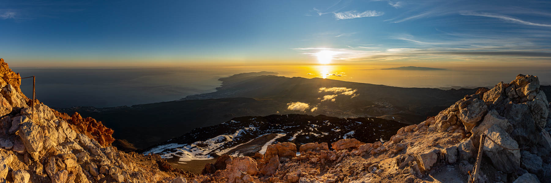 Teide : lever de soleil, 7 h 45