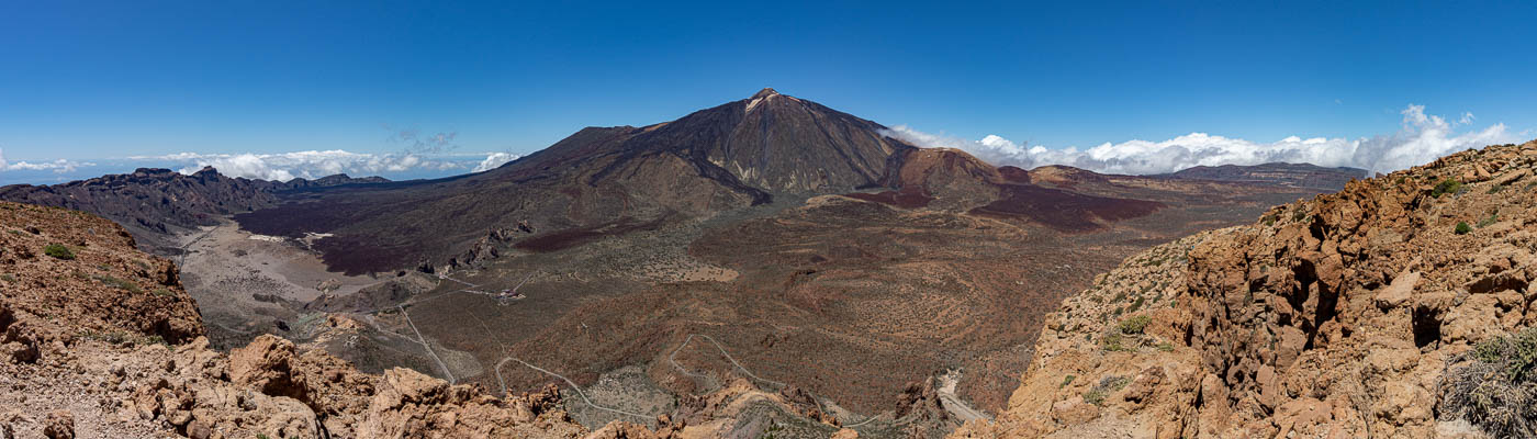 Sommet du Guajara, 2718 m : vue nord