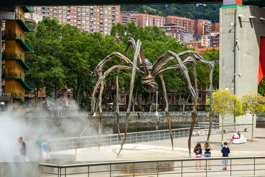 Bilbao : musée Guggenheim, « Maman » par Louise Bourgeois