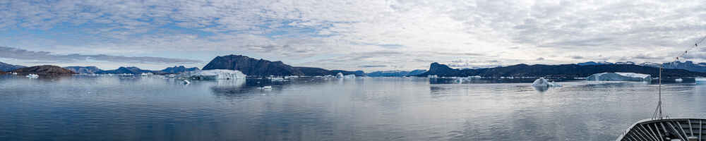 Fjord d'Uummannaq : icebergs