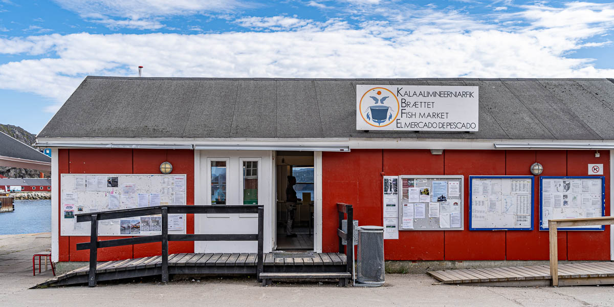 Qaqortoq : marché aux poissons