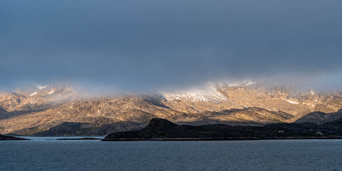 Ikamiut Kangerluarsuat, fjord entre Sermersuut et la côte