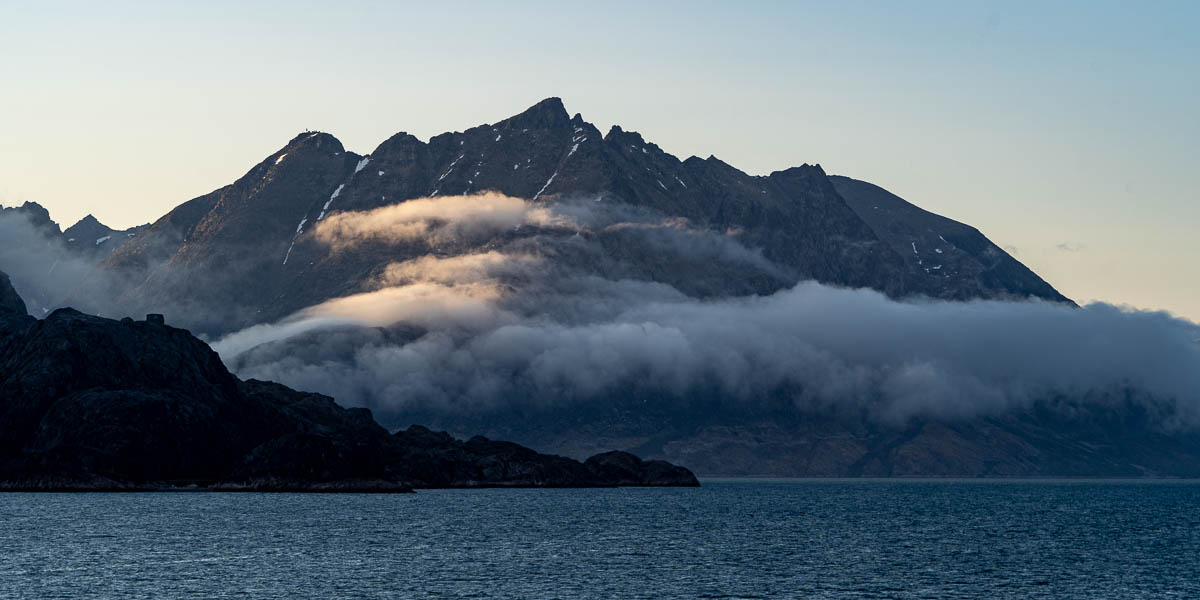 Ikamiut Kangerluarsuat, fjord entre Sermersuut et la côte