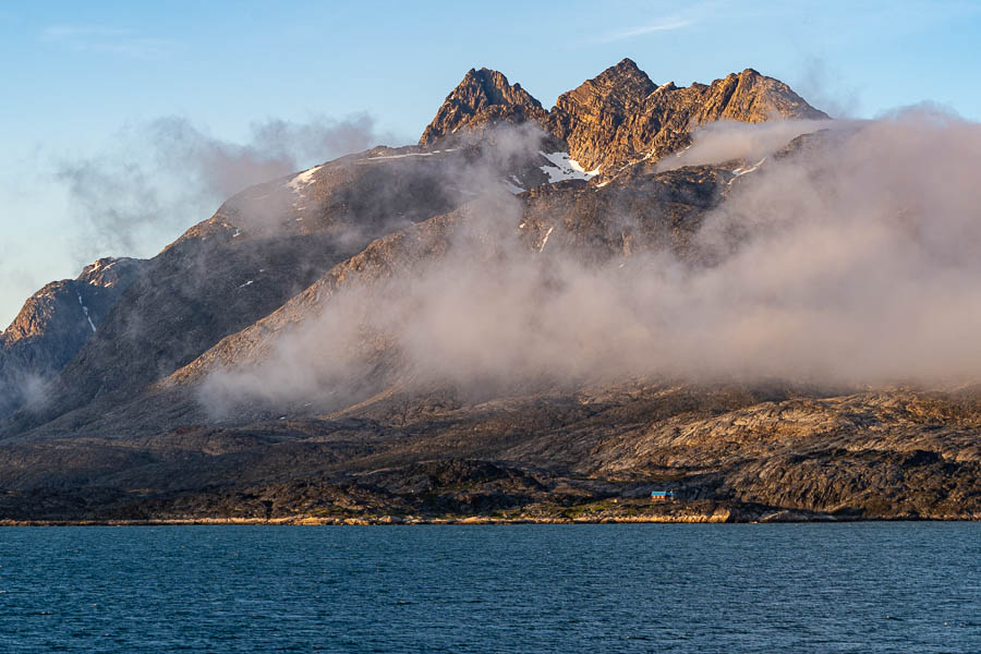 Ikamiut Kangerluarsuat, fjord entre Sermersuut et la côte