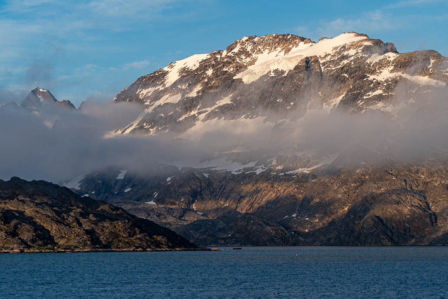Ikamiut Kangerluarsuat, fjord entre Sermersuut et la côte