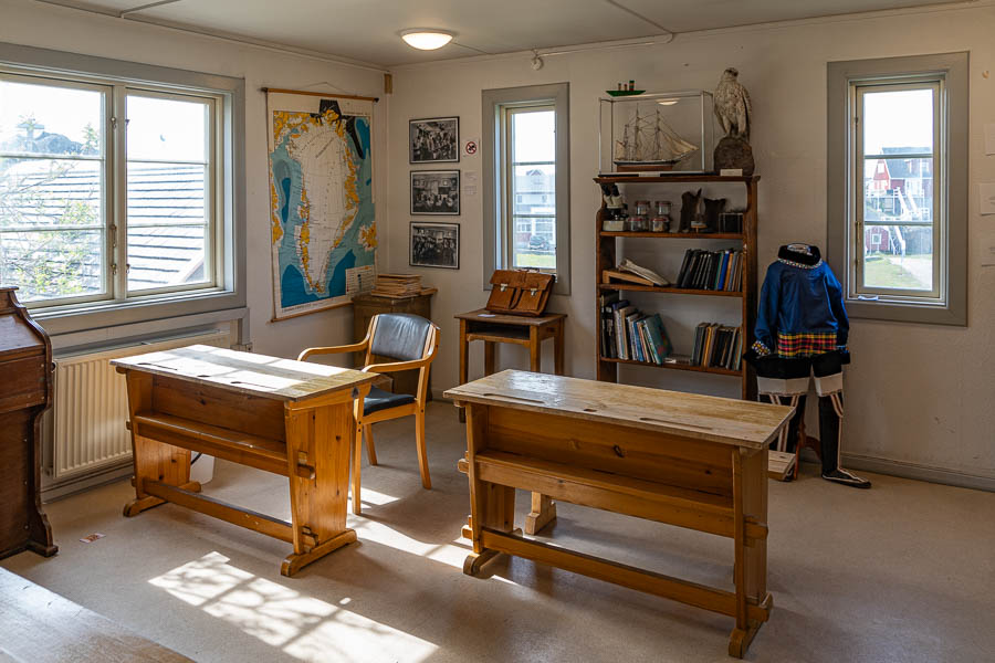 Sisimiut, musée : salle de classe