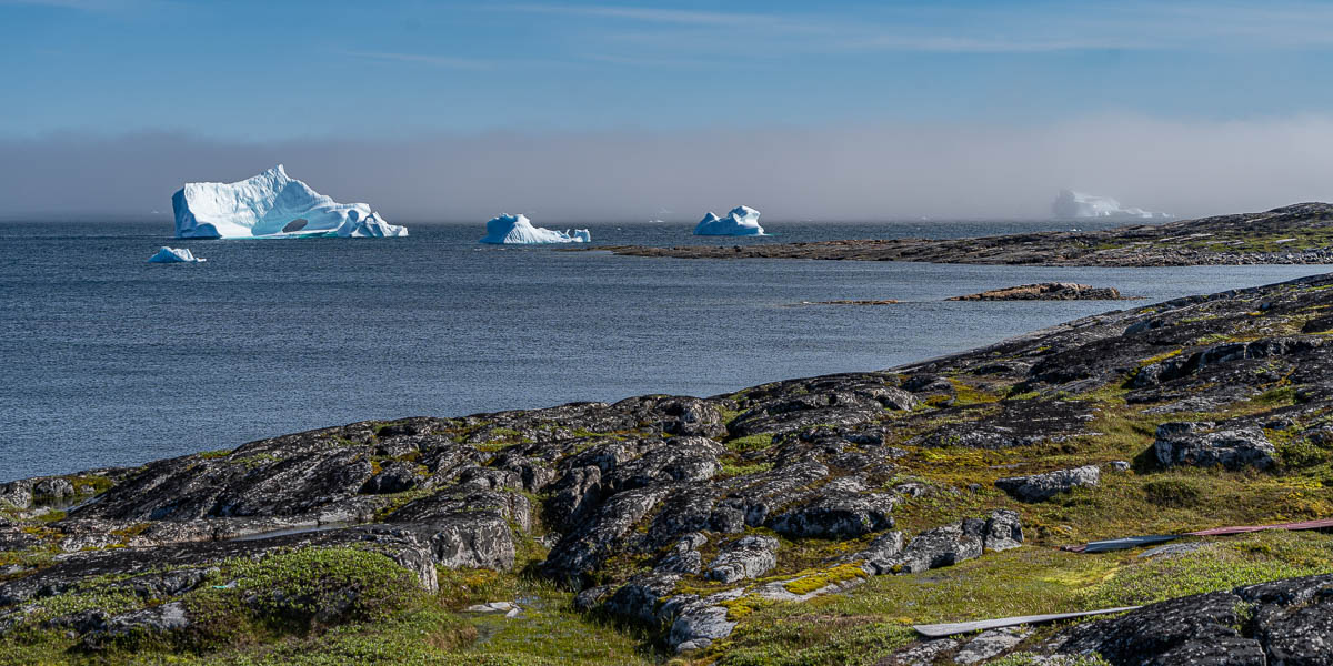 Qeqertarsuaq : icebergs