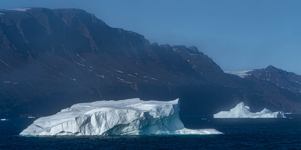 Baie de Qeqertarsuaq : icebergs