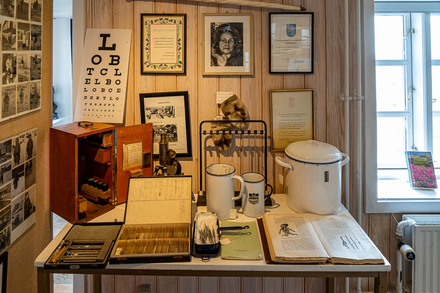 Uummannaq, musée : matériel médical