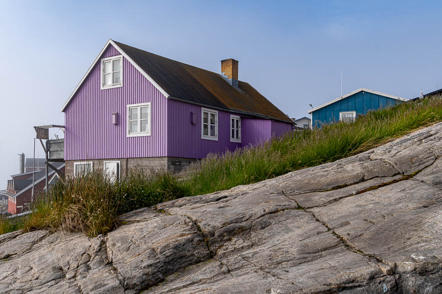 Uummannaq : maison mauve