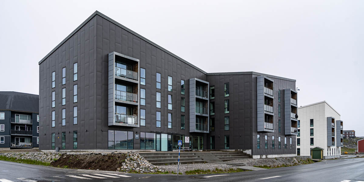 Nuuk : immeuble moderne