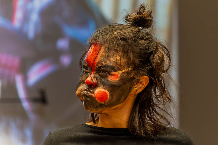 Nuuk, Katuaq : spectacle, danse des masques