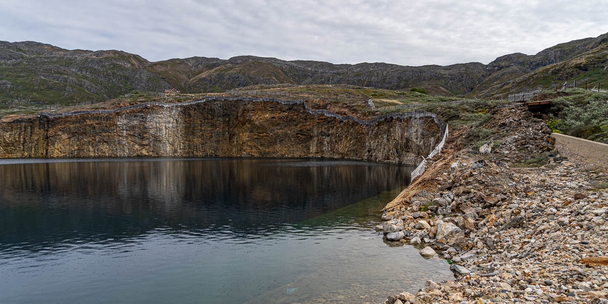 Ivittuut : mine de cryolite abandonnée