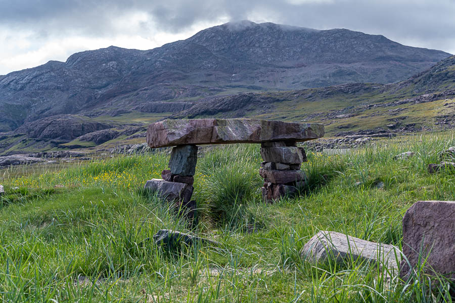 Igaliku : ruines de la cathédrale viking de Garðar