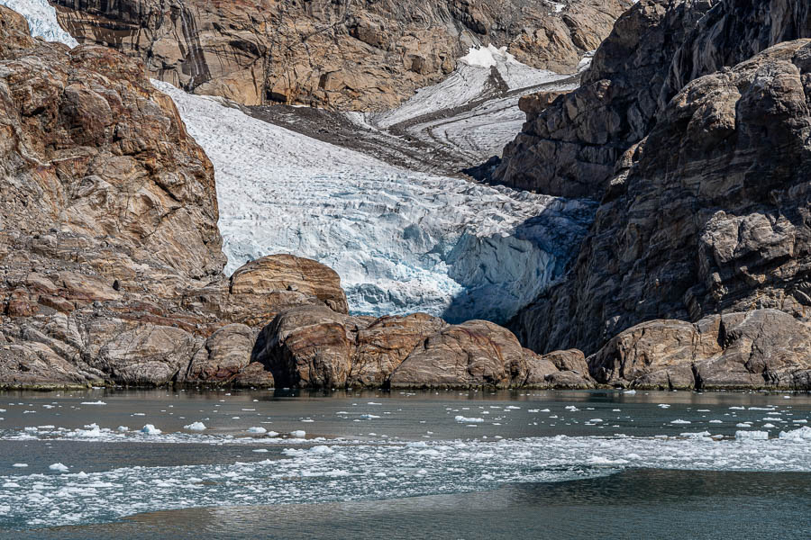 Ikerasassuaq : fjord Kangerluk, glacier