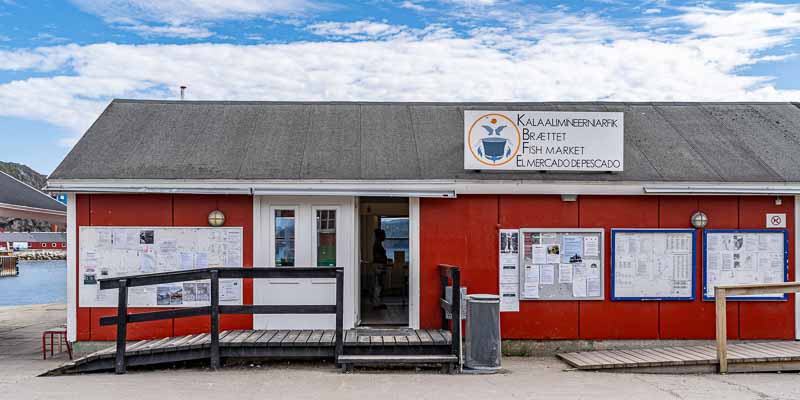 Qaqortoq : marché aux poissons