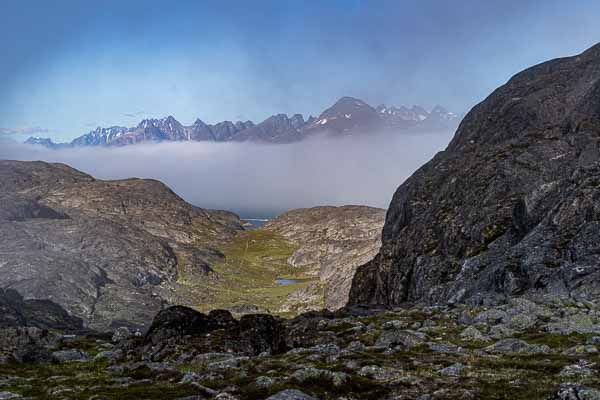 Maniitsoq : randonnée, col