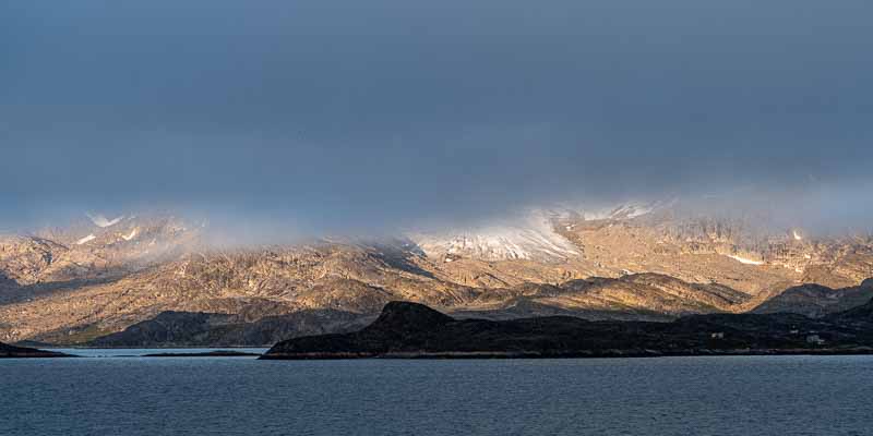 Ikamiut Kangerluarsuat, fjord entre Sermersuut et la côte