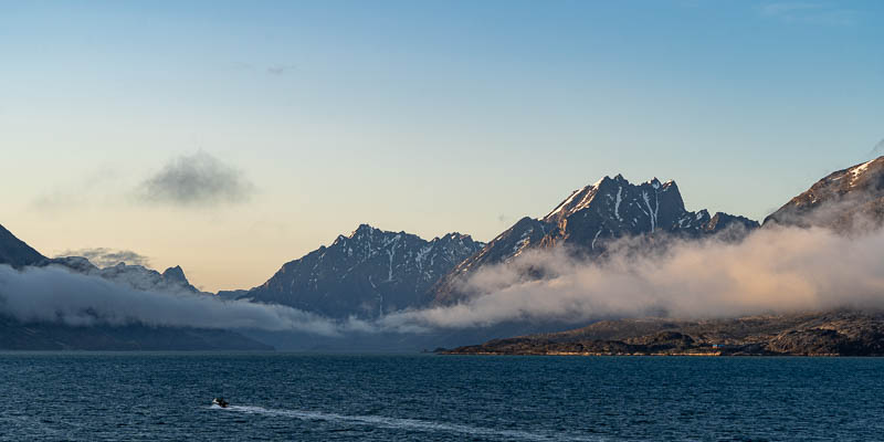 Ikamiut Kangerluarsuat, fjord entre Sermersuut et la côte