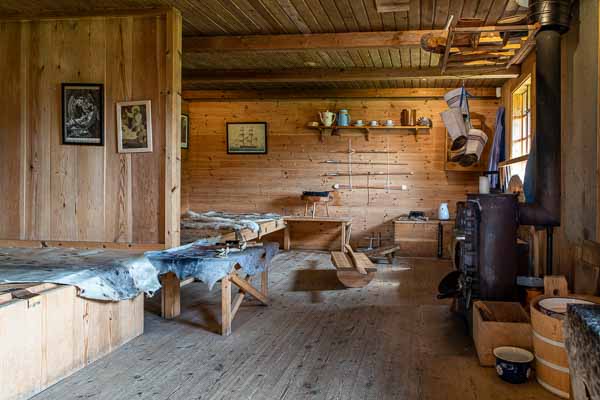 Sisimiut, musée : maison en tourbe