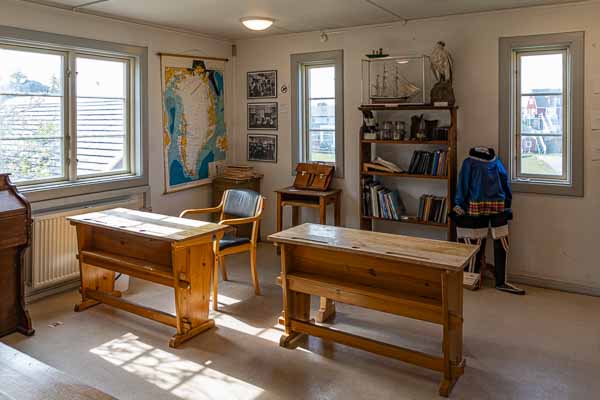 Sisimiut, musée : salle de classe