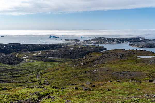 Qeqertarsuaq : début de la randonnée