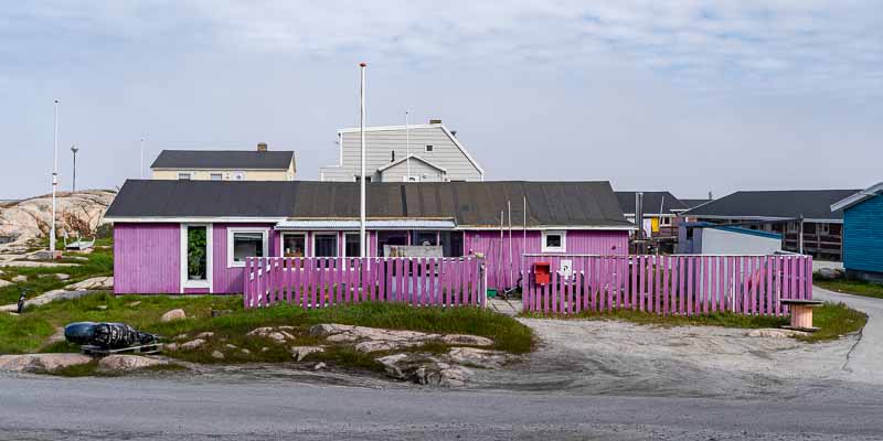 Ilulissat : maison mauve