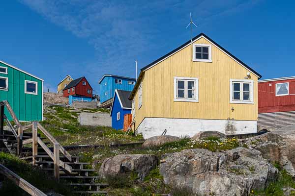 Uummannaq : maisons multicolores