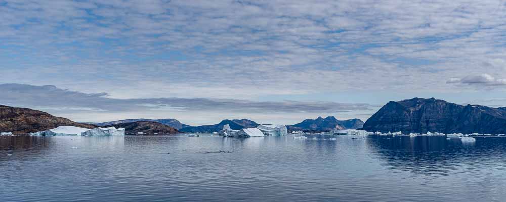Fjord d'Uummannaq : Sermillip Kangerlua, icebergs