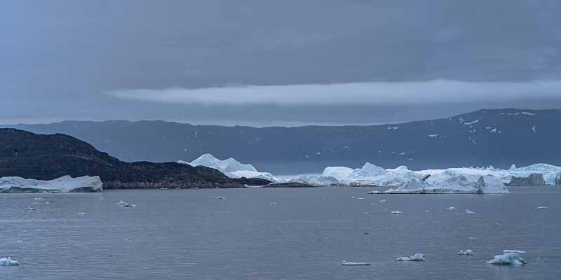 Entrée du fjord d'Ilulissat
