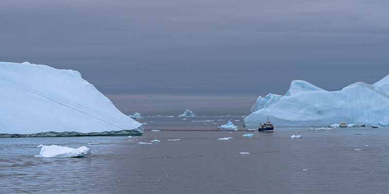 Entrée du fjord d'Ilulissat