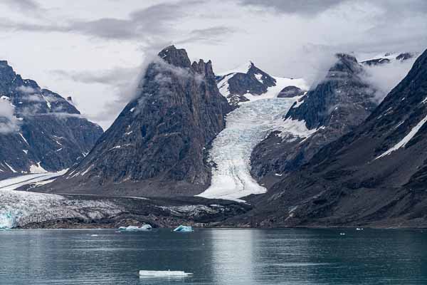 Kangerlussuatsiaq (fjord Evighed) : glacier