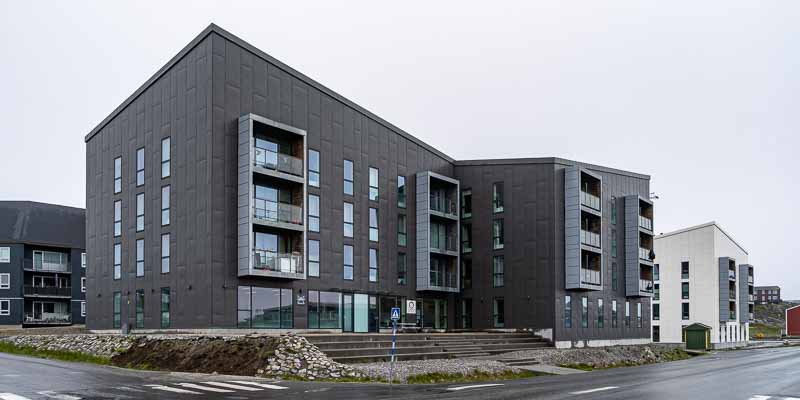 Nuuk : immeuble moderne
