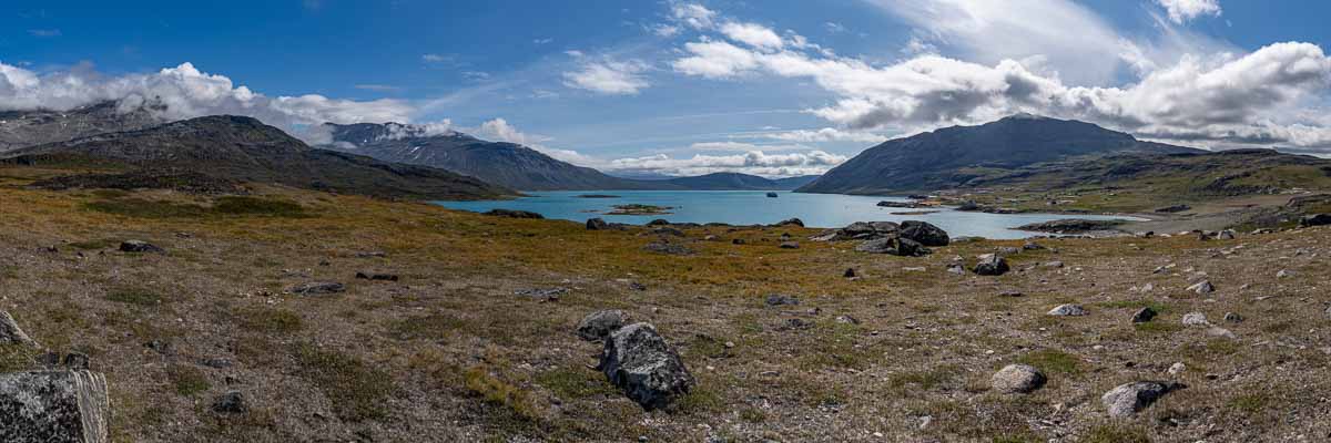 Igaliku : fin de la randonnée, vue sur le fjord