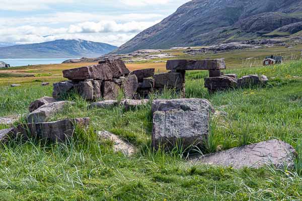 Igaliku : ruines de la cathédrale viking de Garðar