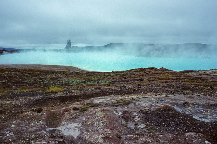 Myvatn : lac et usine géothermique
