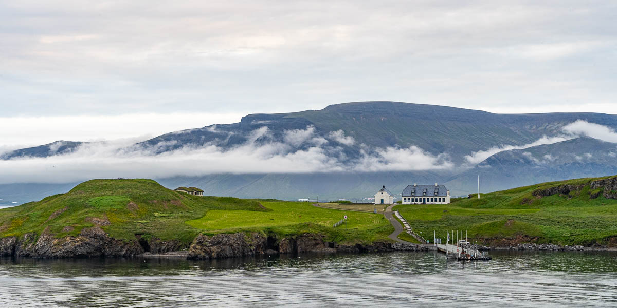Reykjavik, Viðey : Viðeyjarstofa (maison de Skúli Magnússon)