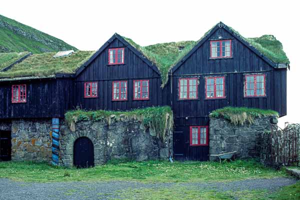 Îles Féroé, Streymoy : Kirkjubøur