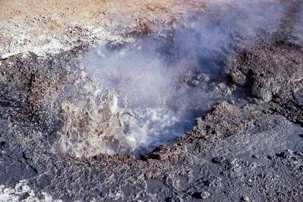Geysir : bouillonnement