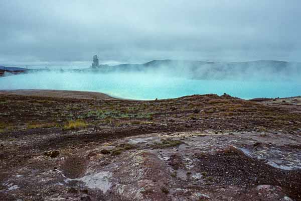 Myvatn : lac et usine géothermique