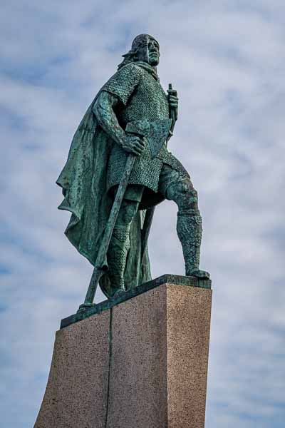 Reykjavik : statue de Leif Eriksson