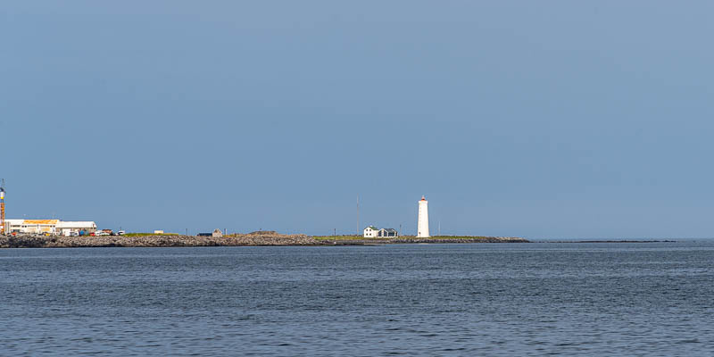 Reykjavik, port : Gróttuviti, phare