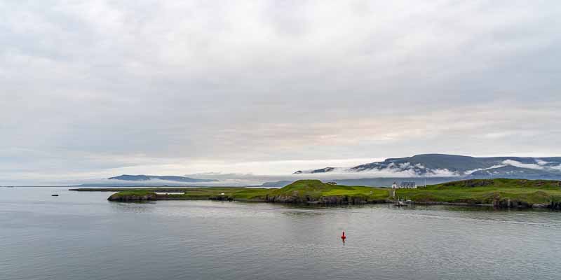 Reykjavik, Viðey : Viðeyjarstofa (maison de Skúli Magnússon)