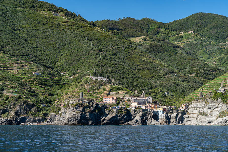 Vernazza vue de la mer