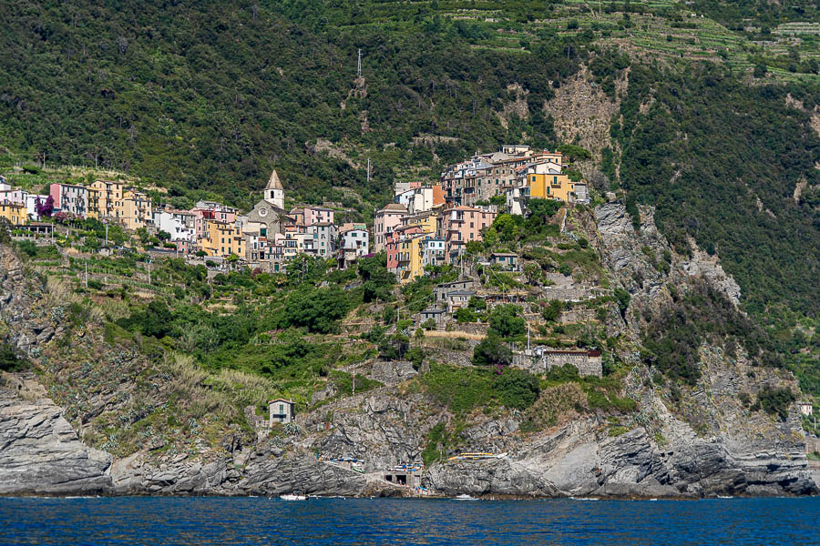 Corniglia vue de la mer