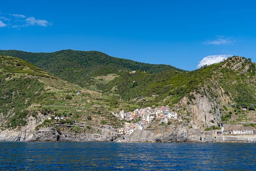 Manarola vue de la mer