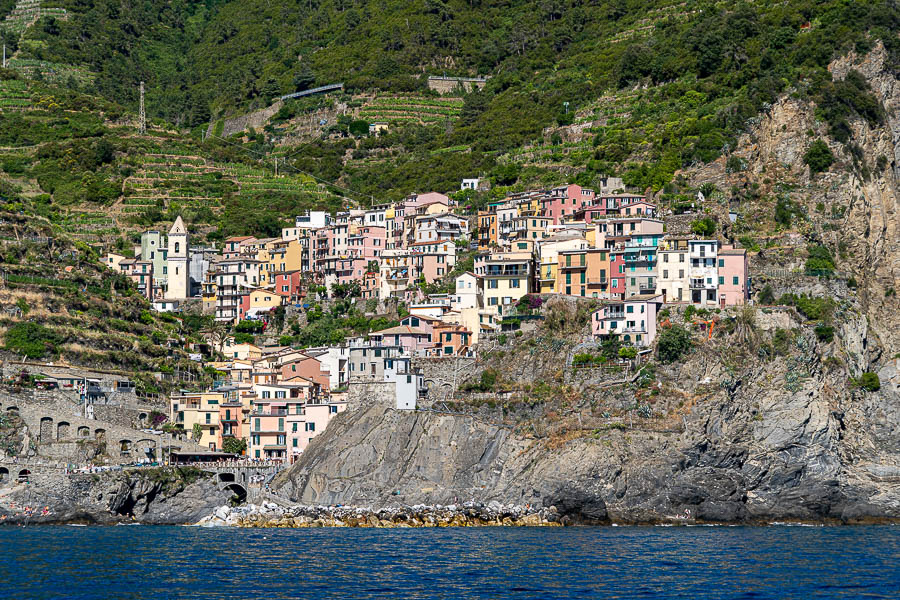 Manarola vue de la mer