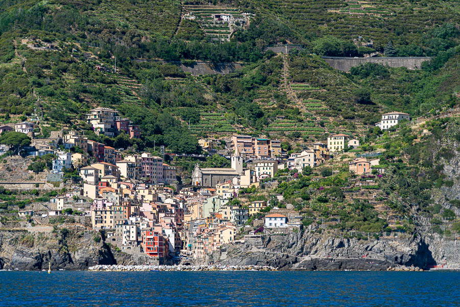 Riomaggiore vue de la mer